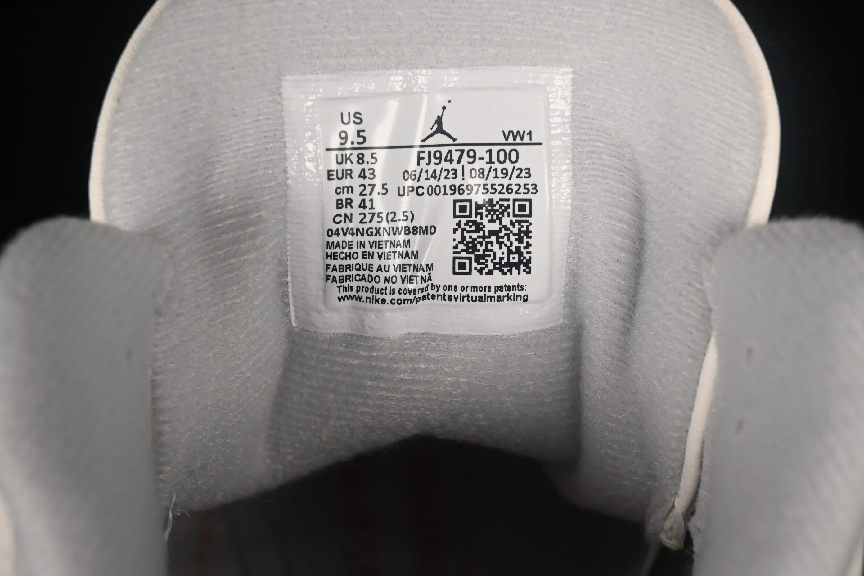 All categories Air Jordan Jordan series basketball shoes Air Jordan 3 OG version Air Jordan 3 "Craft Ivory" AJ3 Joe 3 ivory white full first layer FJ9479-100